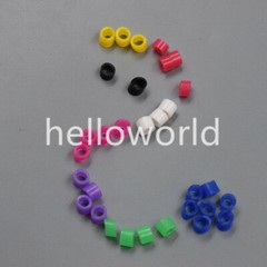 10 Colors Orthodontic Dental Silicone Color Code Ring 135ºC Autoclavable 100 Pcs
