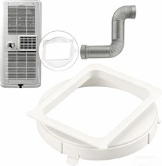 5.9 Inch Portable Air Conditioner Hose Connector, Comes with Threaded Adapter fo