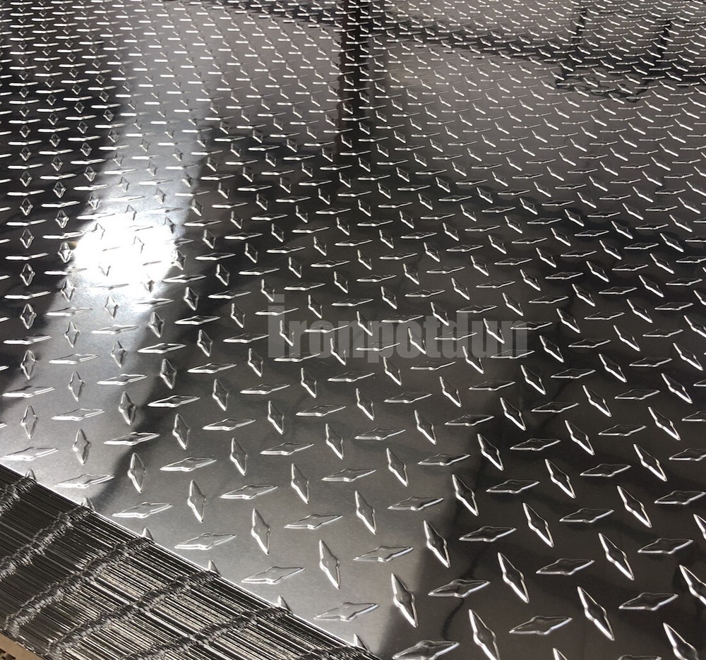 24″ x 120″ Aluminum Diamond Plate 0.04in Thick Sheet Embossed Trailer RV 3003