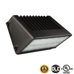 80W 100W LED Full Cutoff Wall Pack with Photocell (200W-450W MH Equiv.) 5000K