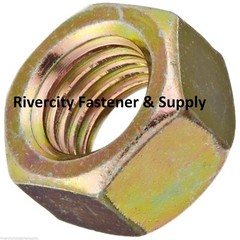 3/8-16 Steel Grade 8 Hardened Hex Nuts 3/8×16 Nut 3/8 x 16 ZY Coarse Thread
