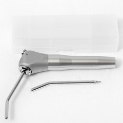 Dental 3 Way Air Water Spray Triple Syringe Handpiece w/ 2 Nozzles Tips Tubes