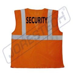 Safety Vest Security Printed Pockets Class 2 Reflective High Vis JORESTECH