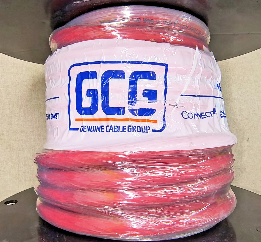 (50 Ft) 2 AWG Southwire Telcoflex Tinned Copper Power Cable Red 600V Marine