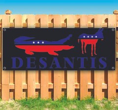 DESANTIS 2024 Banner Advertising Vinyl Flag Sign Many Sizes ELECTION, REPUBLICAN