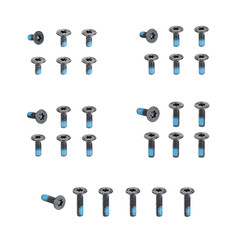 30-Piece Screw Set for Red Dot Sight Optics with Various Lengths