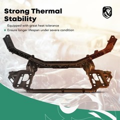 Front Radiator Core Support Dodge Avenger 2008-2014 Plastic Steel