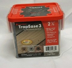 FastenMaster TrapEase 3 2-1/2 in. Torx Composite Head Pebble/Foggy Wharf 350pcs