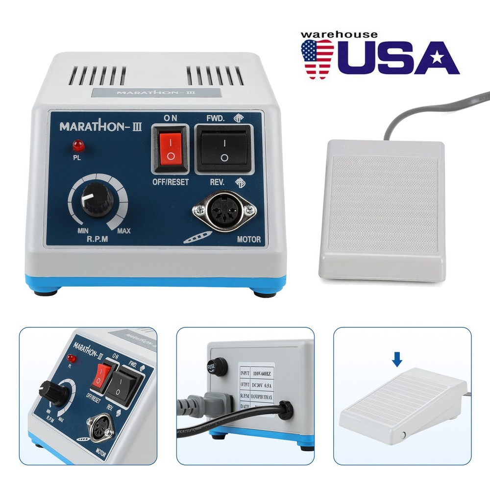 Dental Lab Marathon Electric Micromotor Polishing Unit 35K rpm Motor