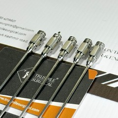 Fat Injecting Micro Cannulas Set – Straight, 0.7mm / 0.9mm / 1.2mm, 9.5cm Length