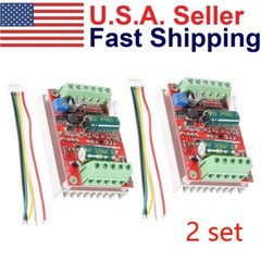 2PC DC 6-60V 400W BLDC 3 Phase Brushless Motor Controller PWM Hall Motor Control