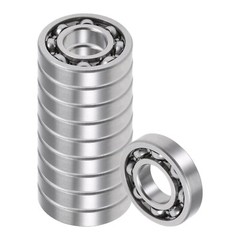10pcs R8 Deep Groove Ball Bearings 1/2″x1-1/8″x1/4″ Open Type Chrome Steel Z2