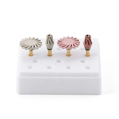 4 Pcs/Box Dental Diamond 135°C Autoclavable Composite Polishing Brush Wheels Kit