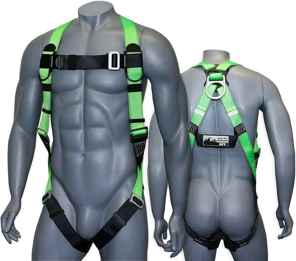 AFP Fall Protection Safety Harness with Dorsal D-Ring and Mating Buckle Legs New