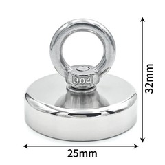 Super Strong Neodymium Fishing Magnets Heavy Duty imanes Magnet with Countersunk