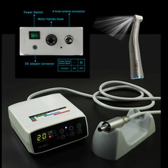 CICADA Dental Brushless LED Electric Micro Motor + 1:1 Contra Angle Handpiece