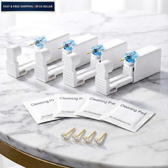Nunpag 12 Pcs Ear Piercing Kit Disposable Gun with 4 Gold