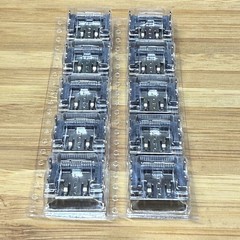 10x HDMI Type-A Female Right Angle SMT PCB Connector 19-Pin Receptacle