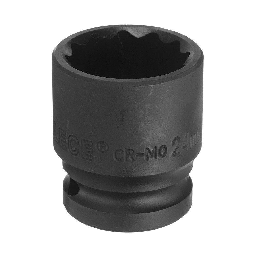 1/2″ Drive x 24mm Shallow Impact Socket 12-Point Metric CR-MO Steel