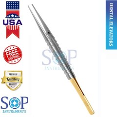 T/C DENTAL MICRO SURGICAL TISSUE KOCHER FORCEPS 1X2 TEETH 6″ by SOP Instruments