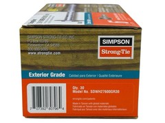 Strong-Drive® SDWH TIMBER-HEX HDG Screw — 0.276 in. x 6 in. 3/8 Hex (30-Qty)