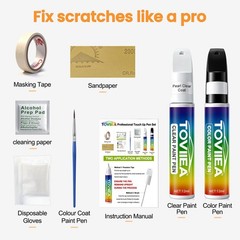 Slate Gray Touch Up Paint & Scratch Remover Pen for Chevrolet 2 PCS Set