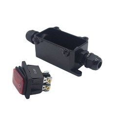 12V Inline Cord Switch IP67 Waterproof, Outdoor ON/Off Toggle Switch DC SWITCH