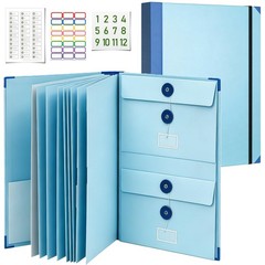 Important Document Organizer for Family Records, Home Filing System with Tabs