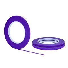 3 pack 1/4″ .25 inch x 60yd (6mm x 55m) Thin STIKK Purple Painters Masking Tape