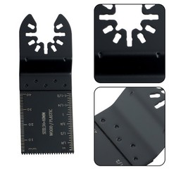 50 PCS Titanium Oscillating Tool Blades Curved Edge Oscillating Saw Blade Kit