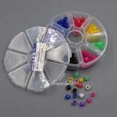 160 Pcs Dental Silicone Instrument Code Rings Autoclavable 135ºC 8 Color