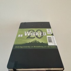 Limited Edition Wicked Notebook, Large, Ruled, Black, Hard Cover (5 X 8.25)