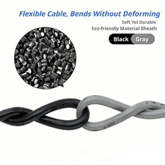 UL1185 Shielded Wire 28/26/24/22/20/18/16/14/10AWG Audio Signal Wire Single Core