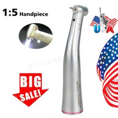 Dental LED 1:5 Optic Contra Angle Electric Handpiece Fit KaVo COXO CX235C7-1