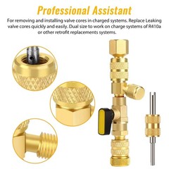 1/4″ & 5/16″ Port Valve Core Remover&Installer For Various Maintenance Scenarios