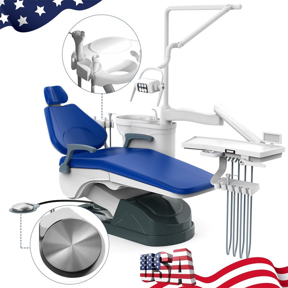 FDA CE Dental Chair Unit Computer Controlled Motor Delivery System+ Doctor Chair