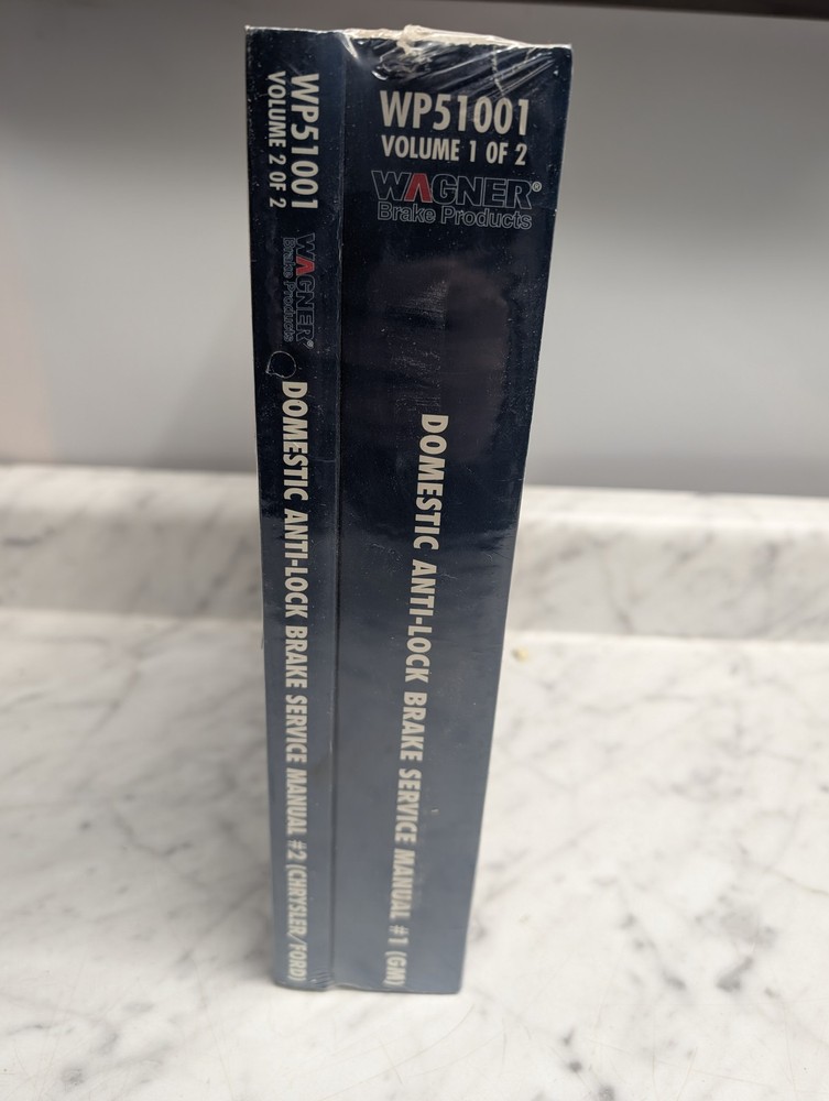 Wagner Brake Products WP51001 Domestic Anti-Lock Brake Service Manual Book SET
