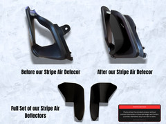 Stripe Series Air Deflectors Triumph Tiger 850/900 2020-2024 | Cosmetic Blem