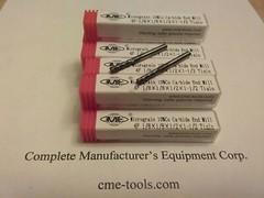 10pcs 1/8″ Tialn coated solid Carbide End Mills 4 Flt general machining #GM1006-