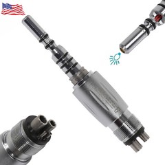 Dental LED E-generator Quick Coupler 4 Hole for Fiber Optic LED Handpiece YG4