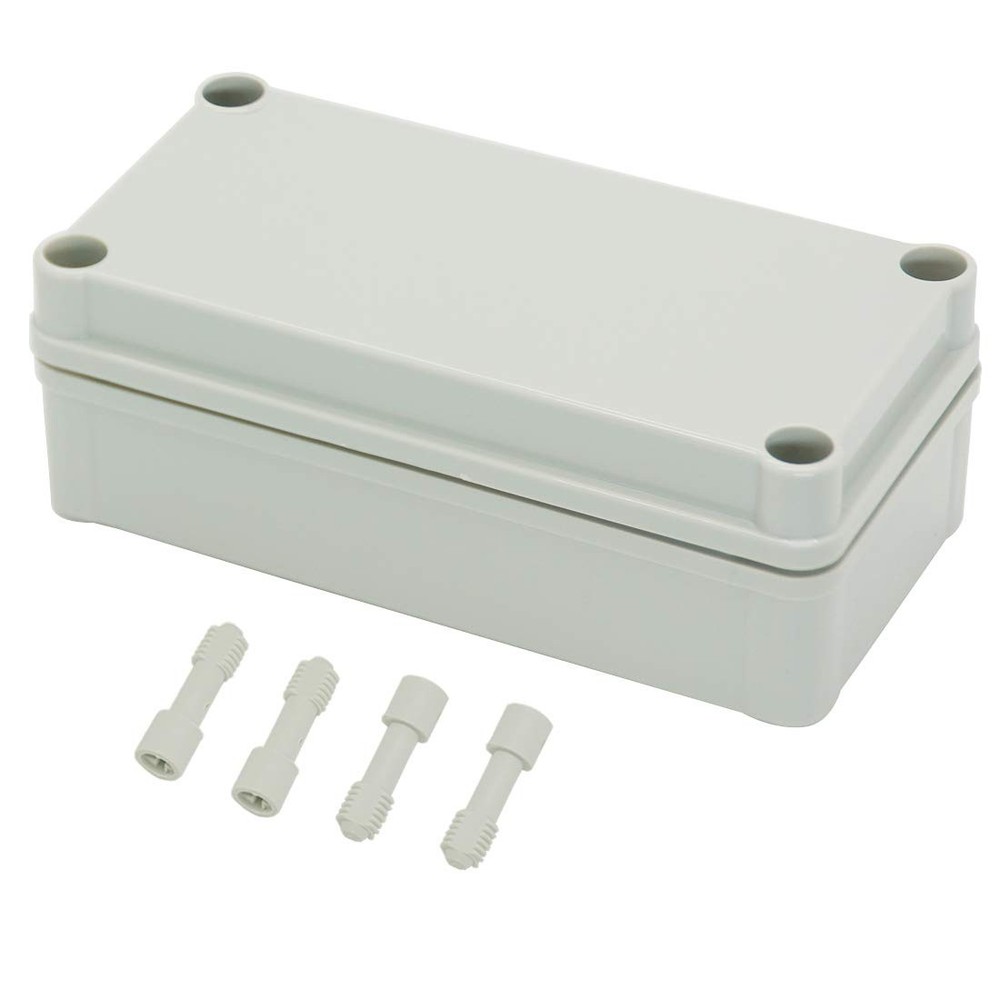 Grey IP67 Waterproof ABS Plastic Universal Electrical Junction Project Box