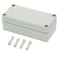 Grey IP67 Waterproof ABS Plastic Universal Electrical Junction Project Box