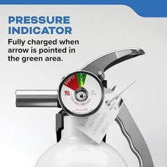 Kidde Fire Extinguisher for Boats, Single-Use 5BC, 12X More Corrosion Resistance