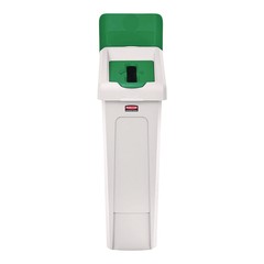 Rubbermaid Commercial 2185054 1-Stream Landfill Slim Jim Recycling Station New