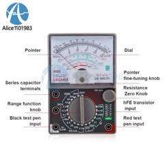 AC DC 1000V Pointer Type Analog Multimeter Meter Voltage Current Resistance