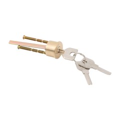 Door Push Bar Panic Exit Device with Lock Commercial Emergency Hardware Silver