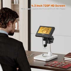 High-Definition Coin Microscope 1000x – LED Illumination & USB PC Compatibility