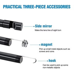 LED Ear Endoscope HD Otoscope Ear Wax Cleaning Camera Tool Cleaner Removal Kit