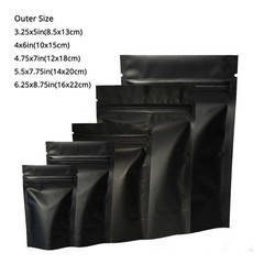 Multi-Color & Sizes Matte Two Sided High Quality Foil Stand up Zip Lock Bag M