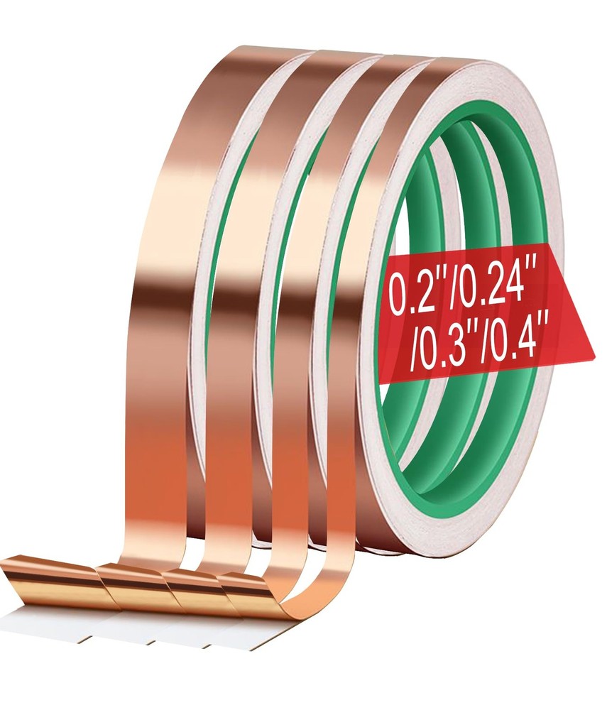 MOGEHIT Copper 0.2/0.24/0.3/0.4 inches x 22 yards, 0.2/0.24/0.3/0.4In*66Ft